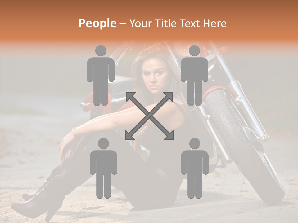 Forest Young Bike PowerPoint Template