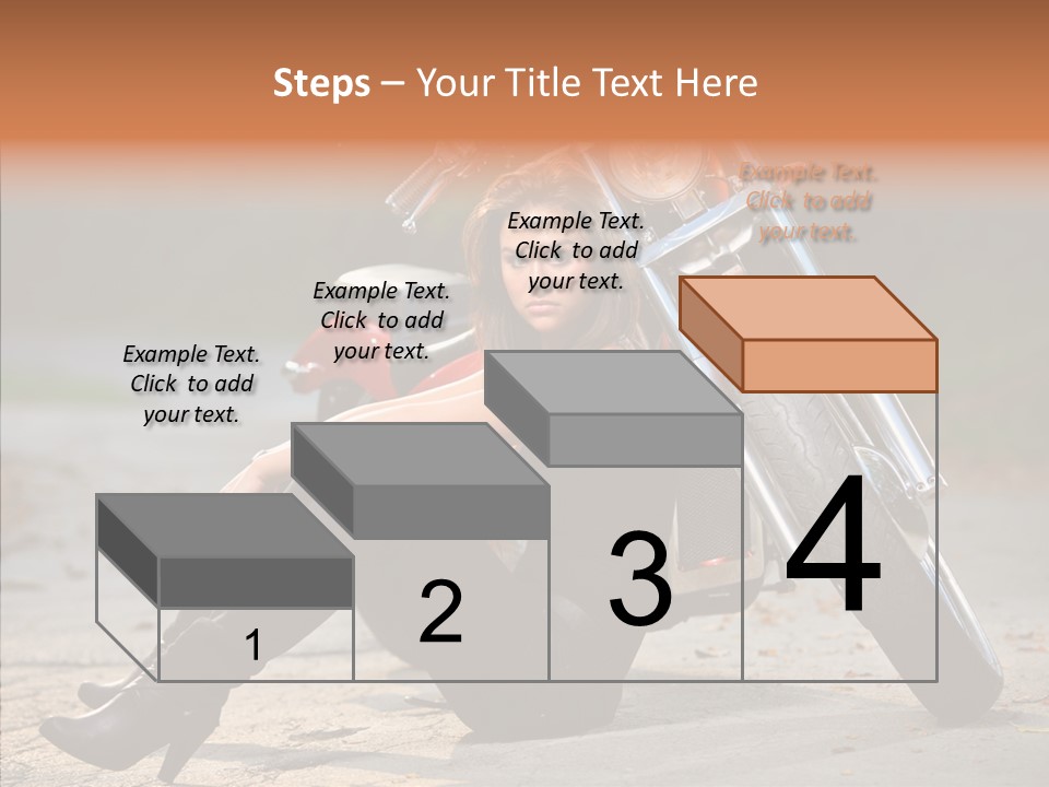 Forest Young Bike PowerPoint Template
