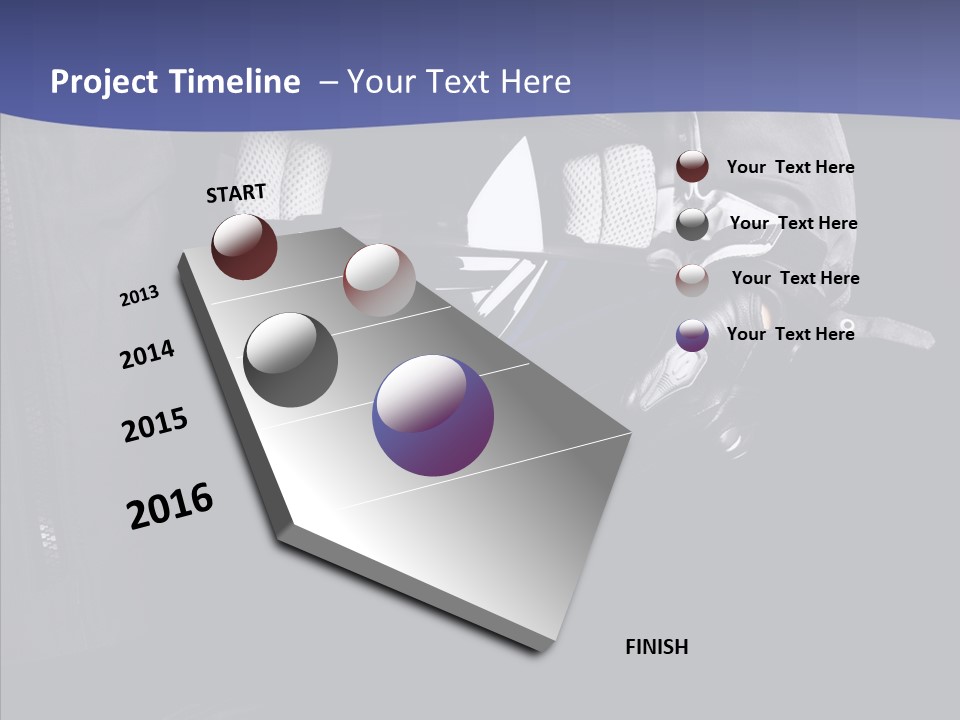 Active Driver Biker PowerPoint Template