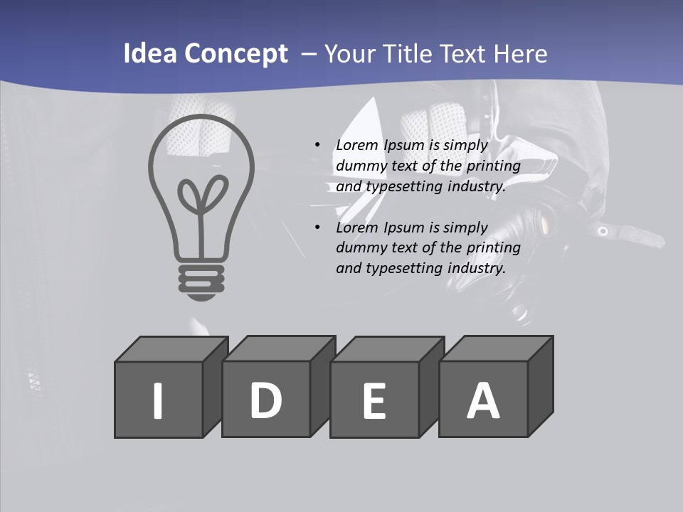 Active Driver Biker PowerPoint Template