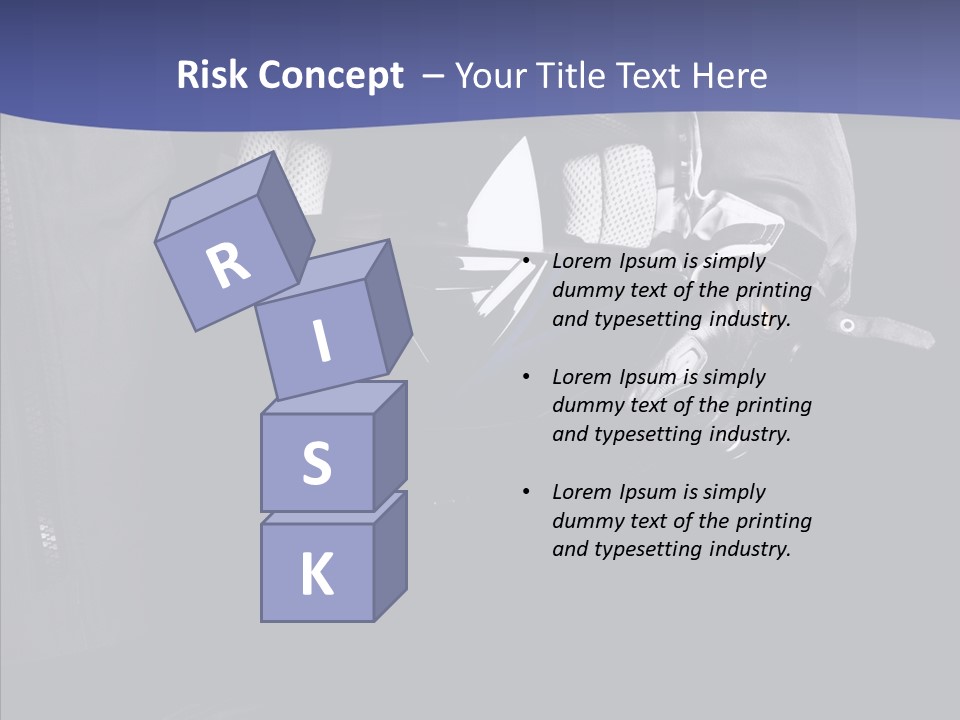 Active Driver Biker PowerPoint Template