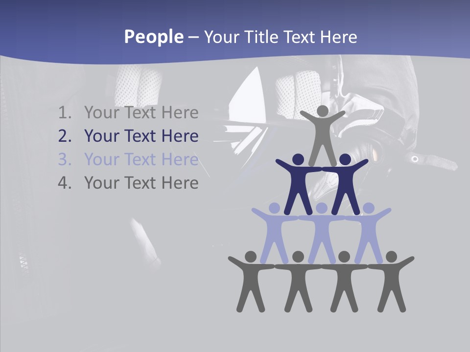 Active Driver Biker PowerPoint Template