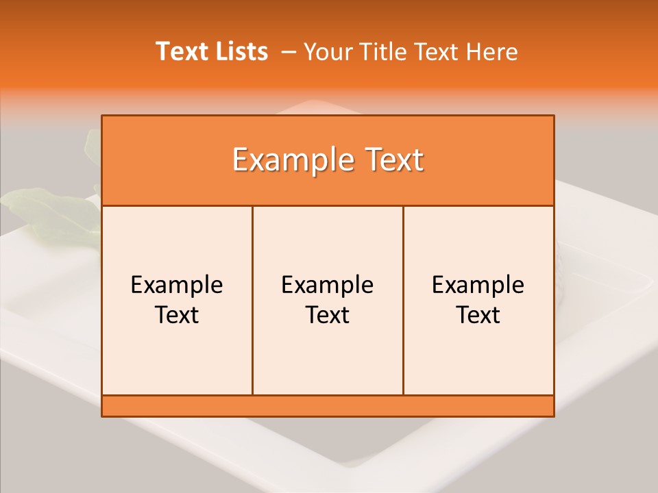 Ingredient Eat Vegetable PowerPoint Template