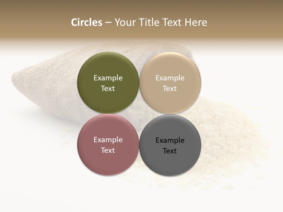 Cloth Macro Grain PowerPoint Template