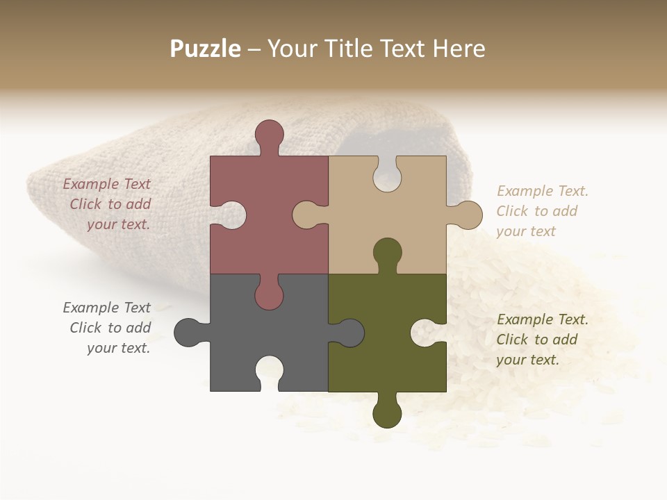 Cloth Macro Grain PowerPoint Template