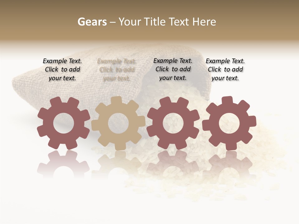 Cloth Macro Grain PowerPoint Template