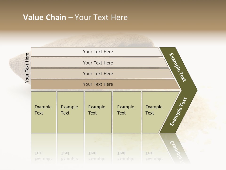 Cloth Macro Grain PowerPoint Template