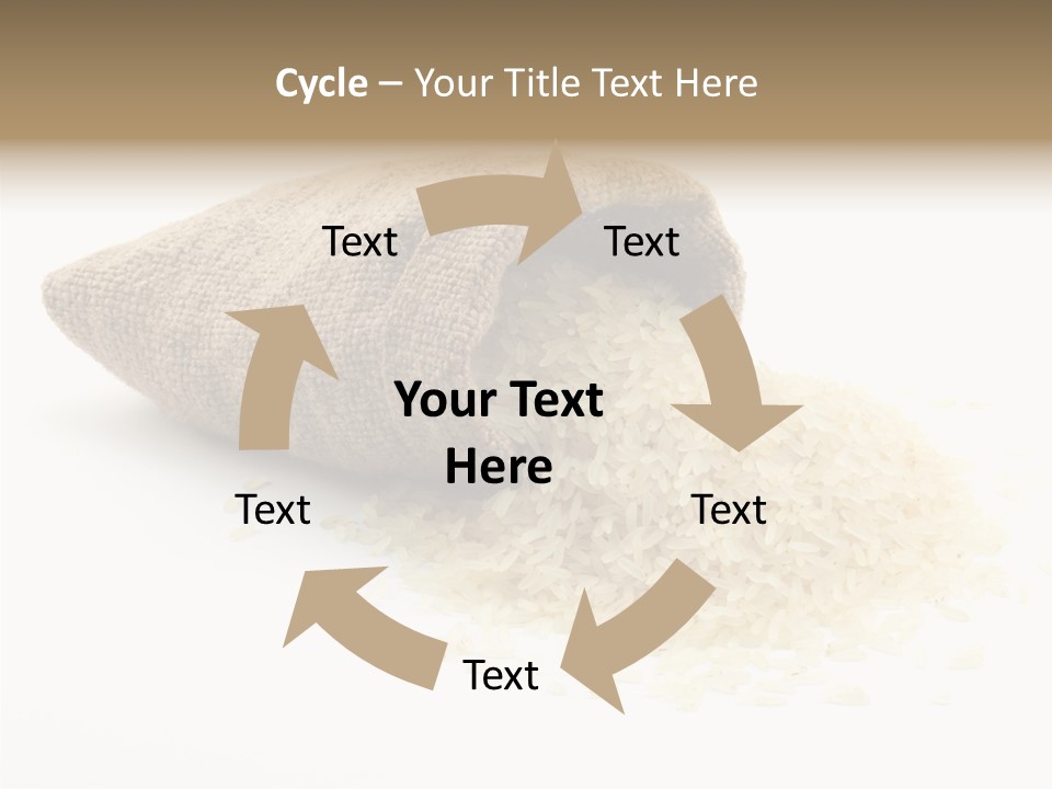 Cloth Macro Grain PowerPoint Template