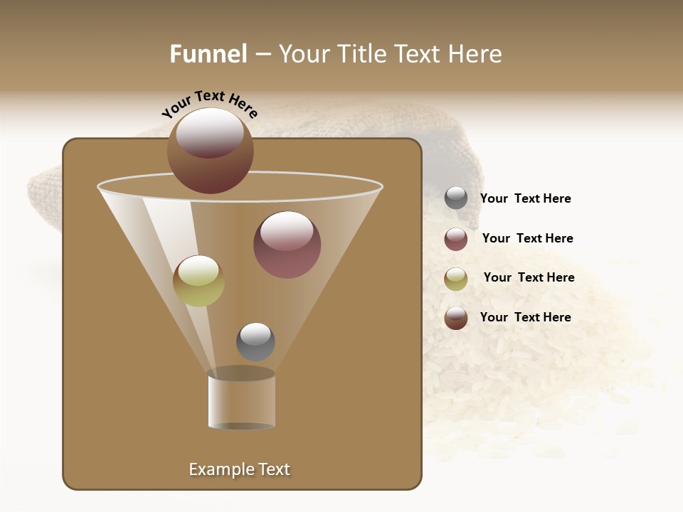Cloth Macro Grain PowerPoint Template