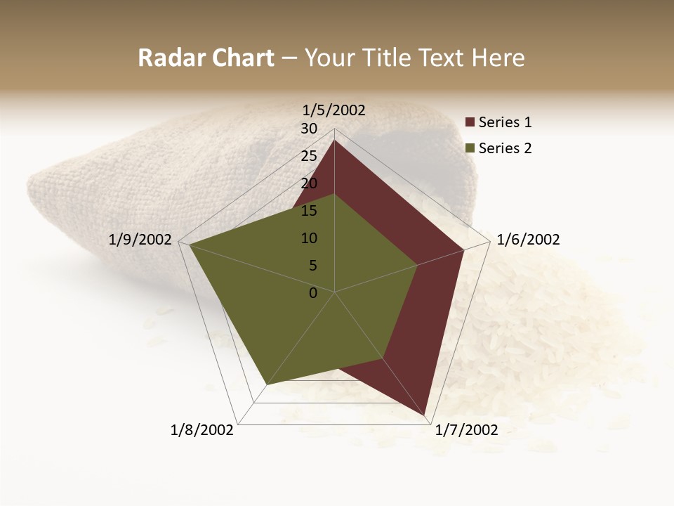 Cloth Macro Grain PowerPoint Template