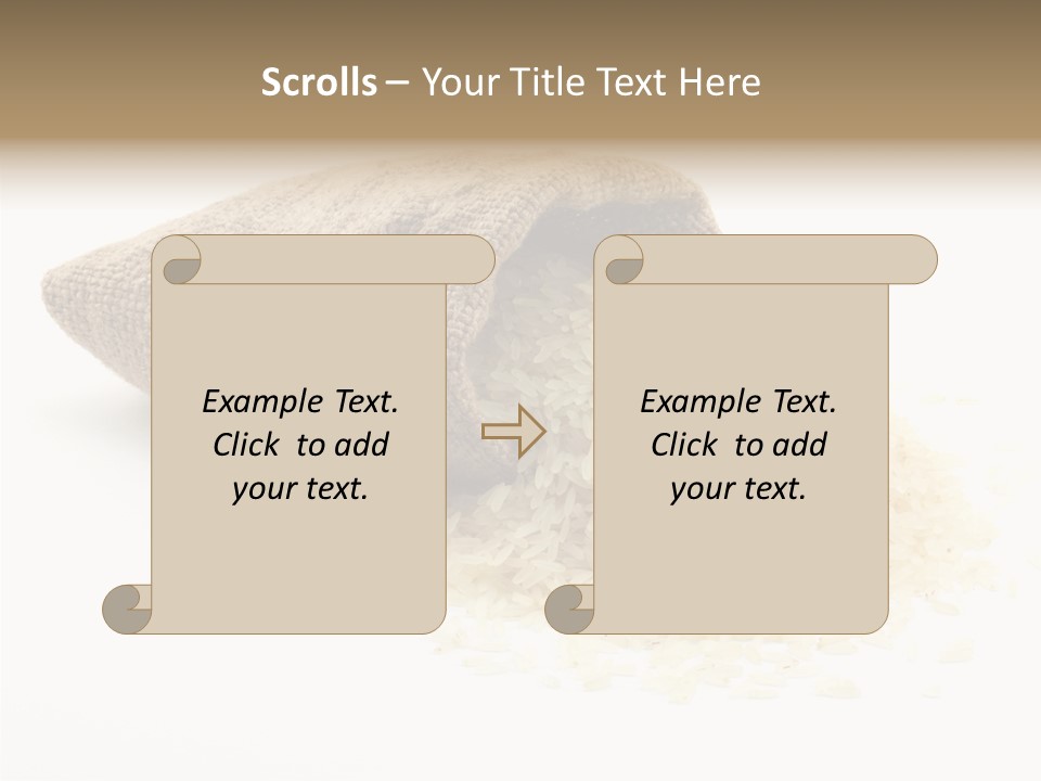 Cloth Macro Grain PowerPoint Template