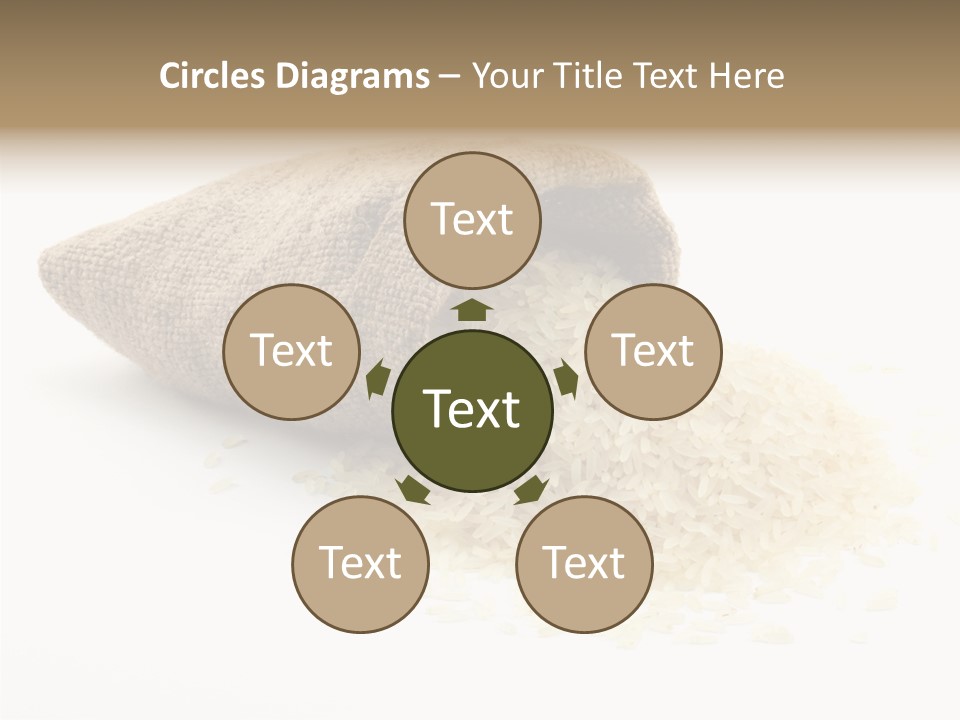 Cloth Macro Grain PowerPoint Template