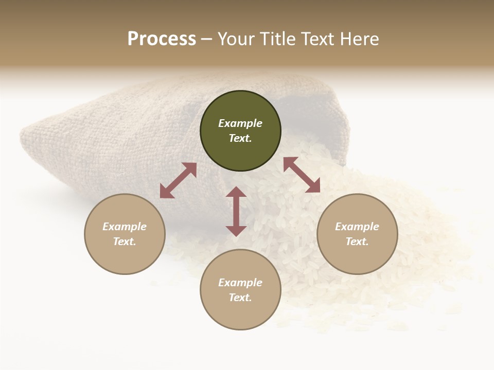 Cloth Macro Grain PowerPoint Template