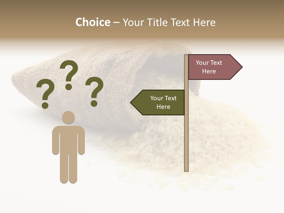 Cloth Macro Grain PowerPoint Template