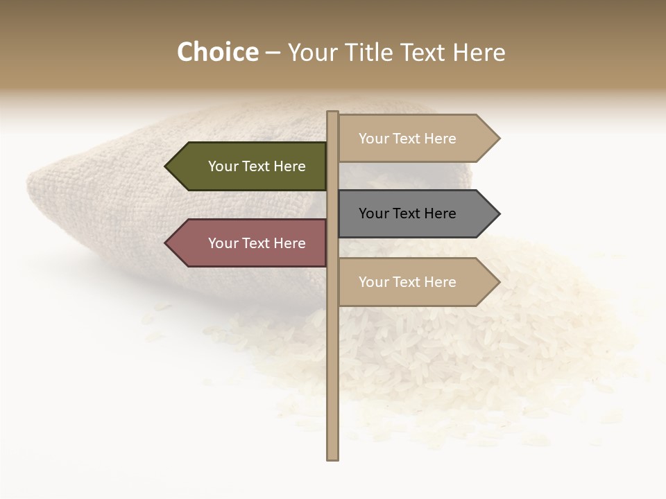 Cloth Macro Grain PowerPoint Template