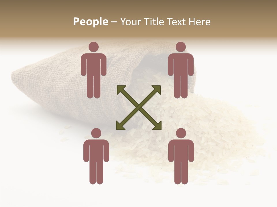 Cloth Macro Grain PowerPoint Template