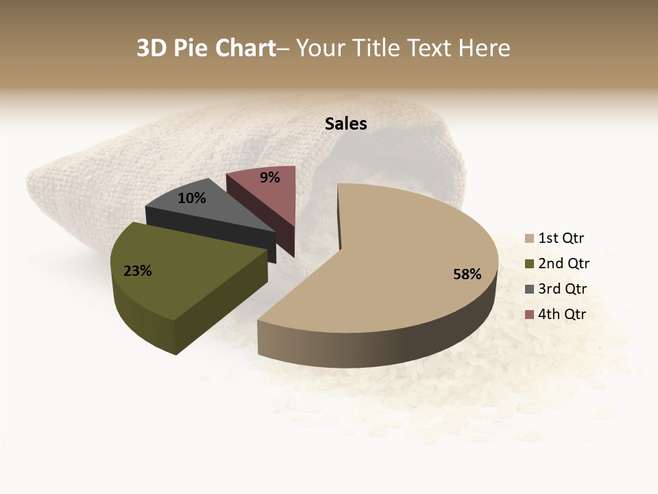 Cloth Macro Grain PowerPoint Template