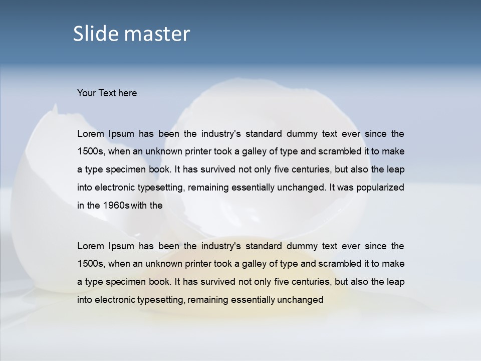 Close Up Yellow Macro PowerPoint Template