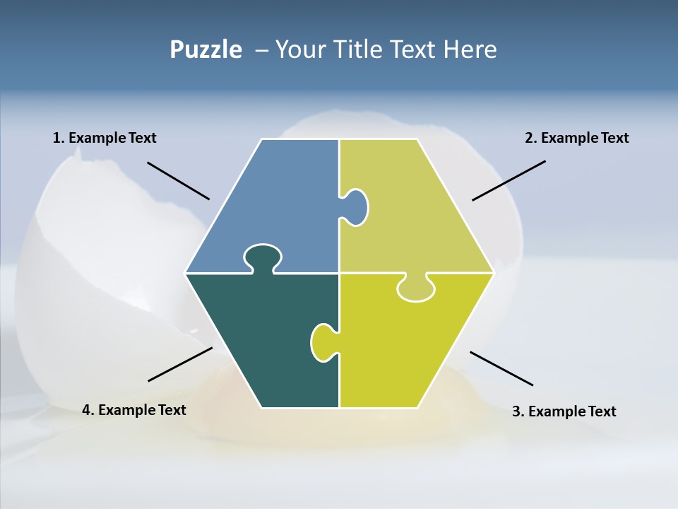 Close Up Yellow Macro PowerPoint Template