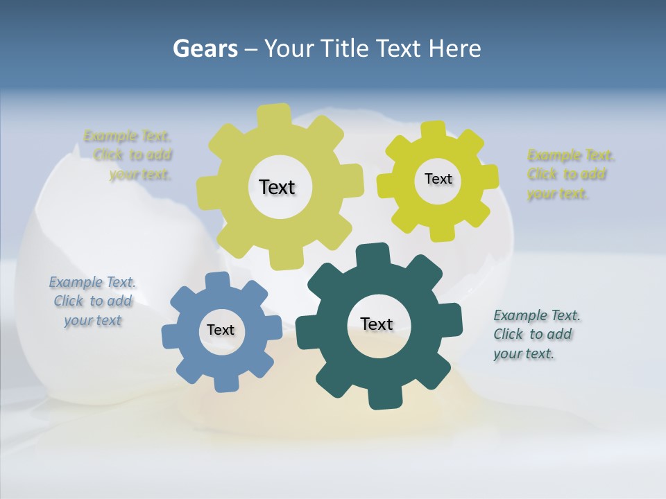 Close Up Yellow Macro PowerPoint Template