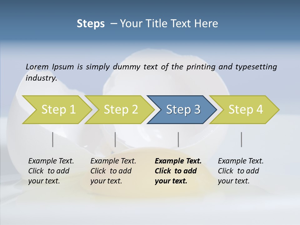 Close Up Yellow Macro PowerPoint Template