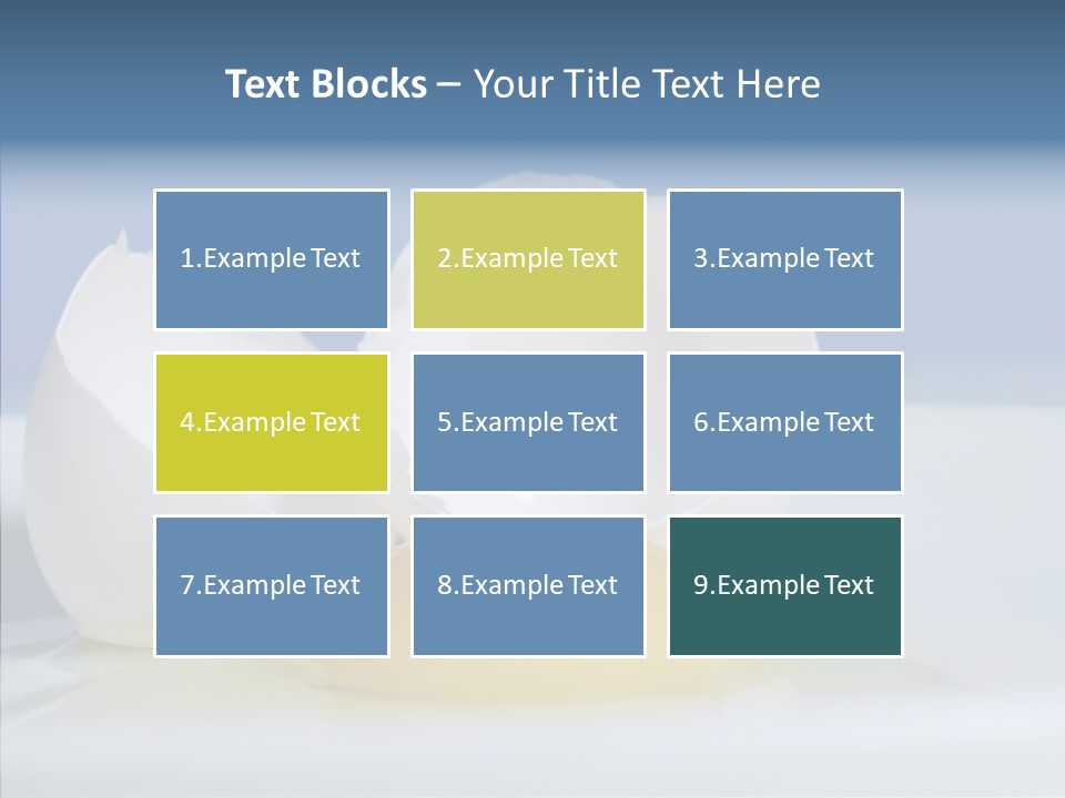 Close Up Yellow Macro PowerPoint Template