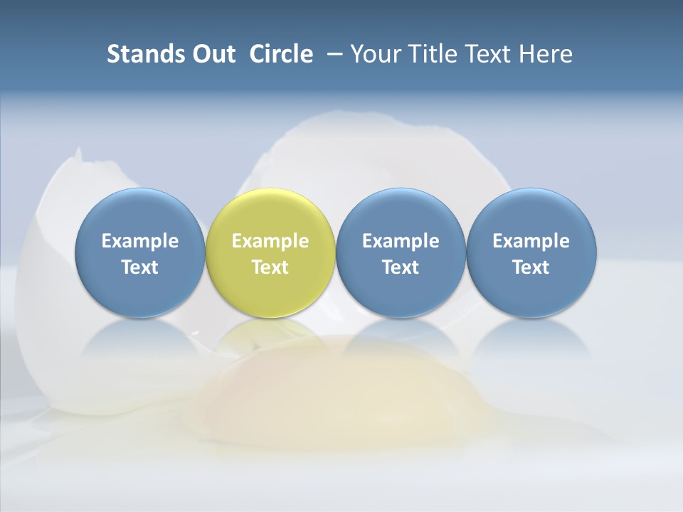 Close Up Yellow Macro PowerPoint Template