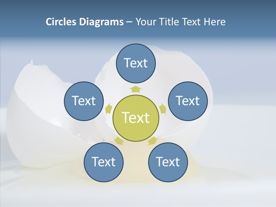 Close Up Yellow Macro PowerPoint Template