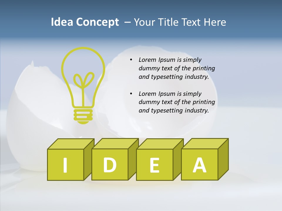 Close Up Yellow Macro PowerPoint Template