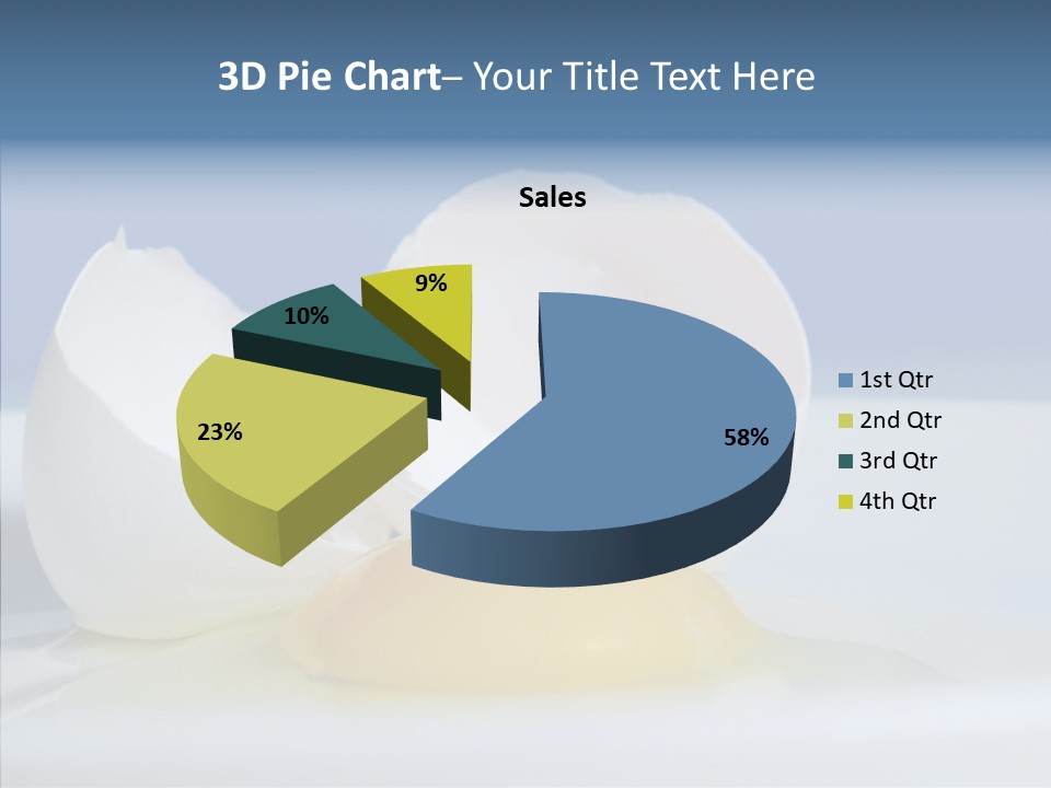 Close Up Yellow Macro PowerPoint Template
