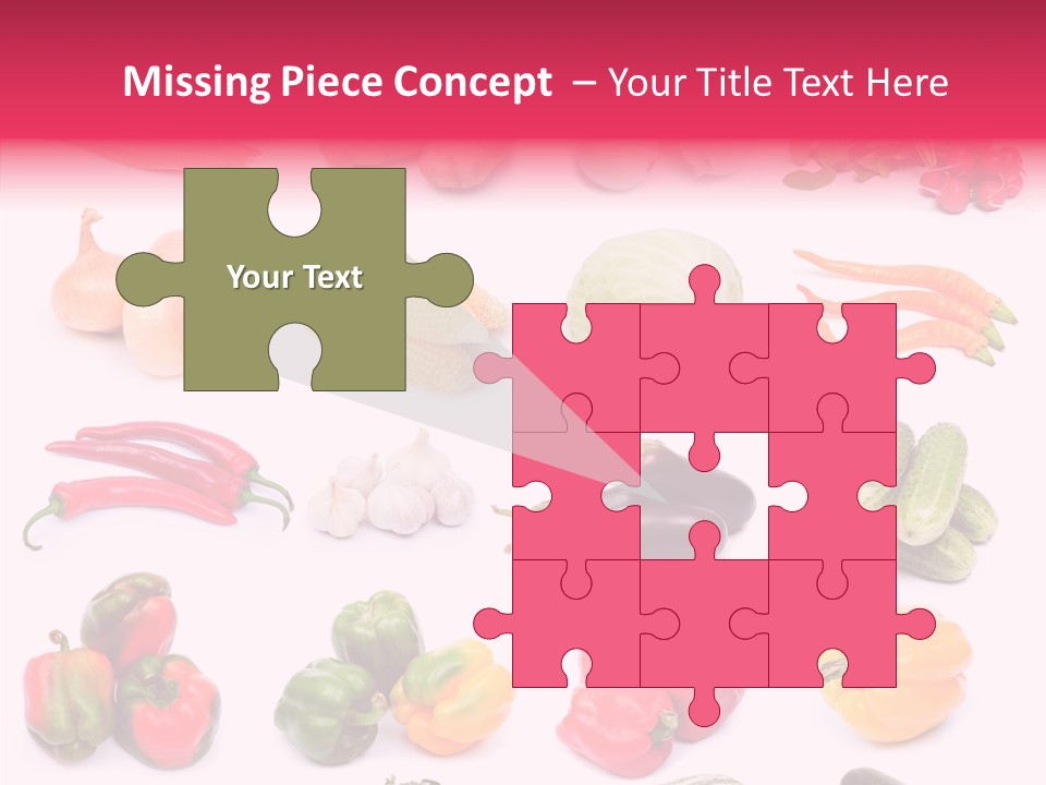 Paprika White Background Plenty PowerPoint Template