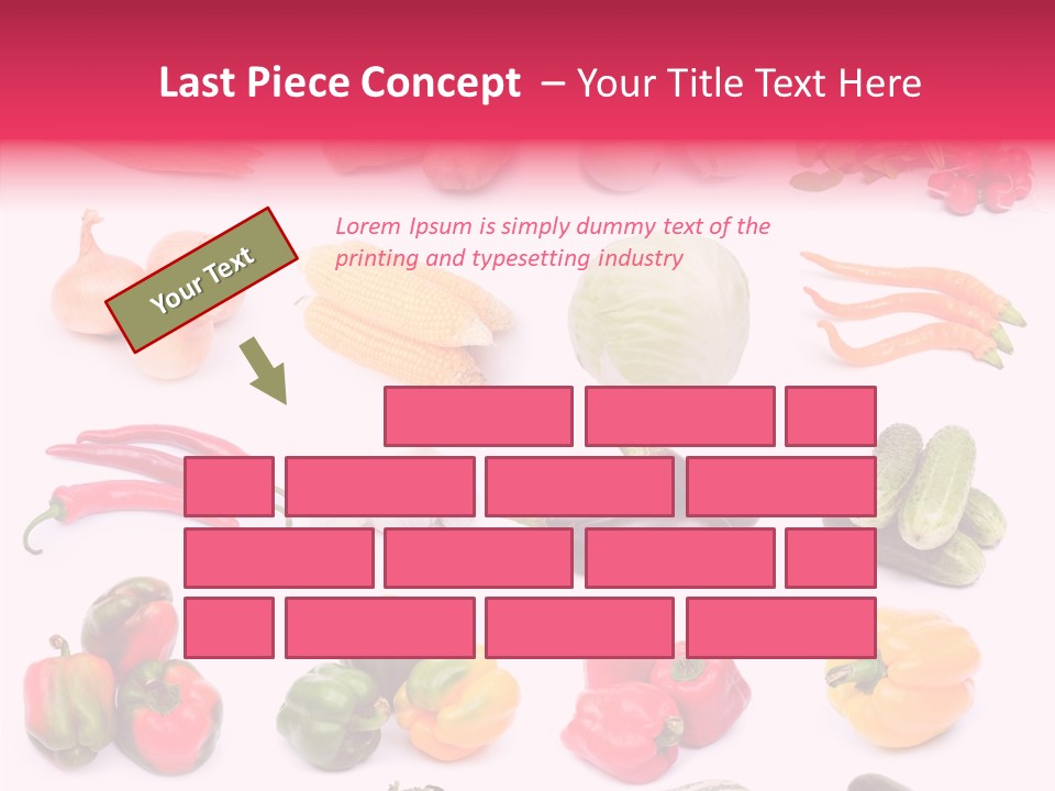 Paprika White Background Plenty PowerPoint Template