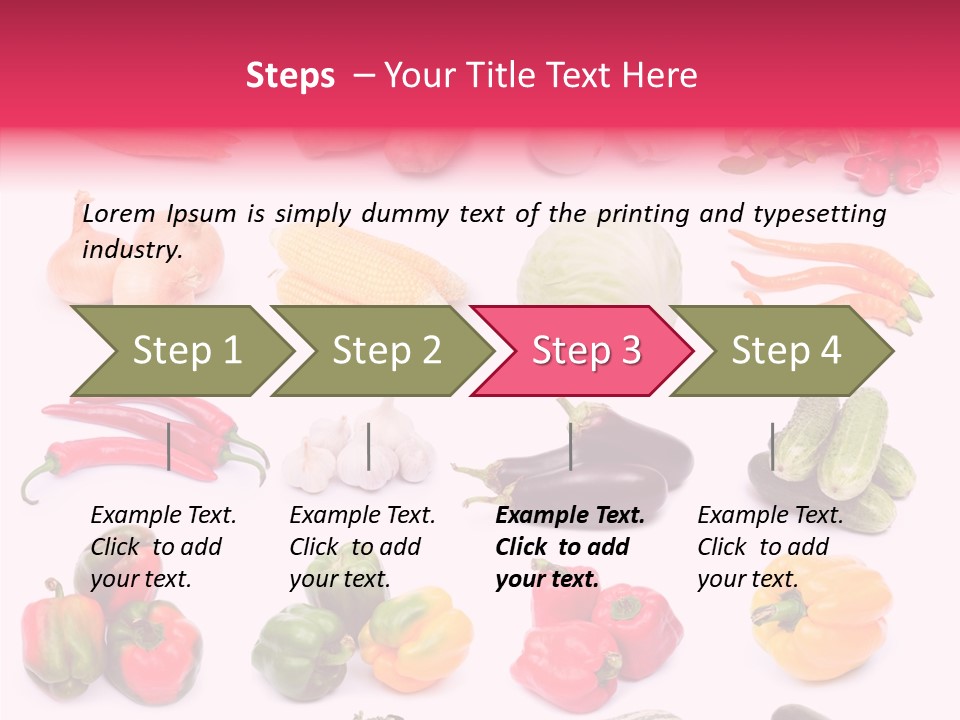 Paprika White Background Plenty PowerPoint Template