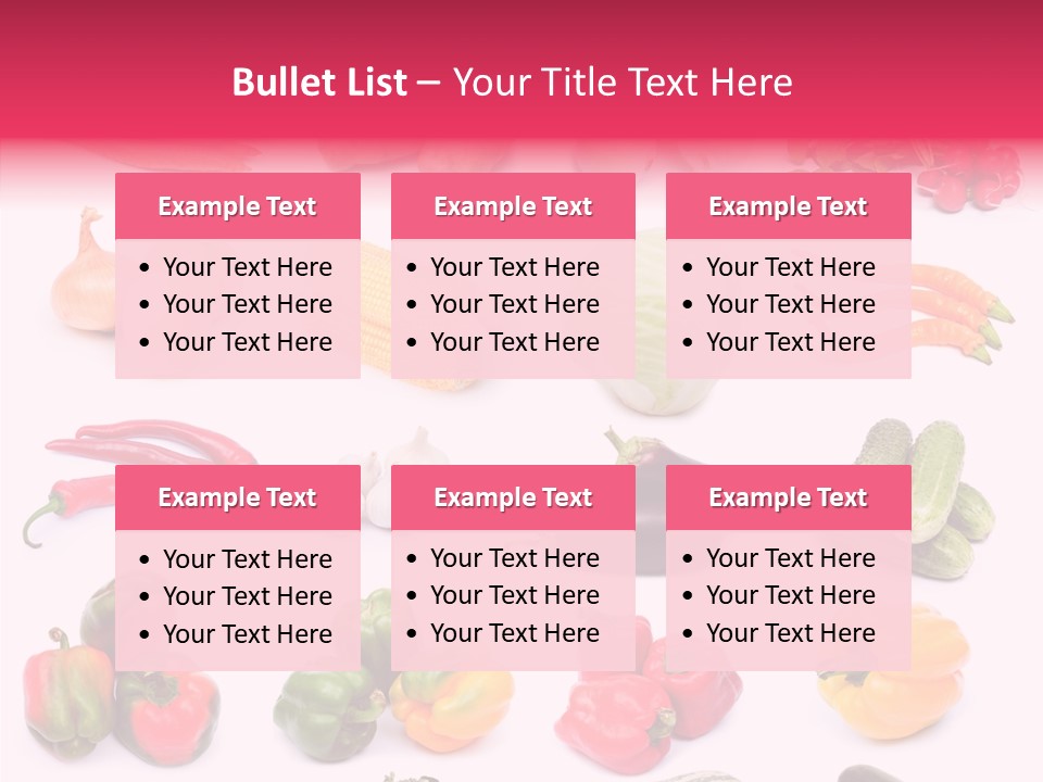 Paprika White Background Plenty PowerPoint Template