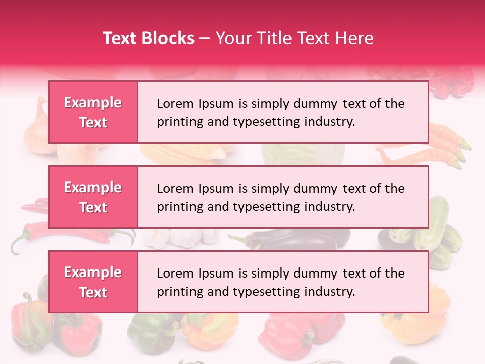 Paprika White Background Plenty PowerPoint Template