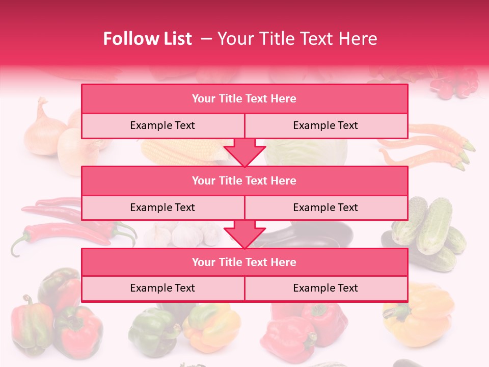 Paprika White Background Plenty PowerPoint Template