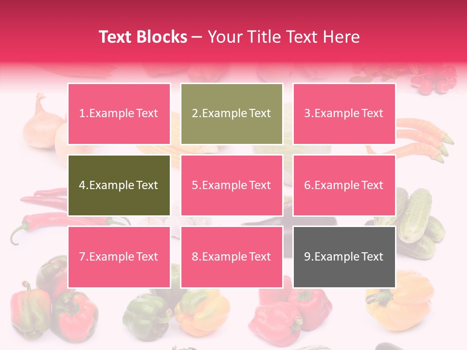 Paprika White Background Plenty PowerPoint Template