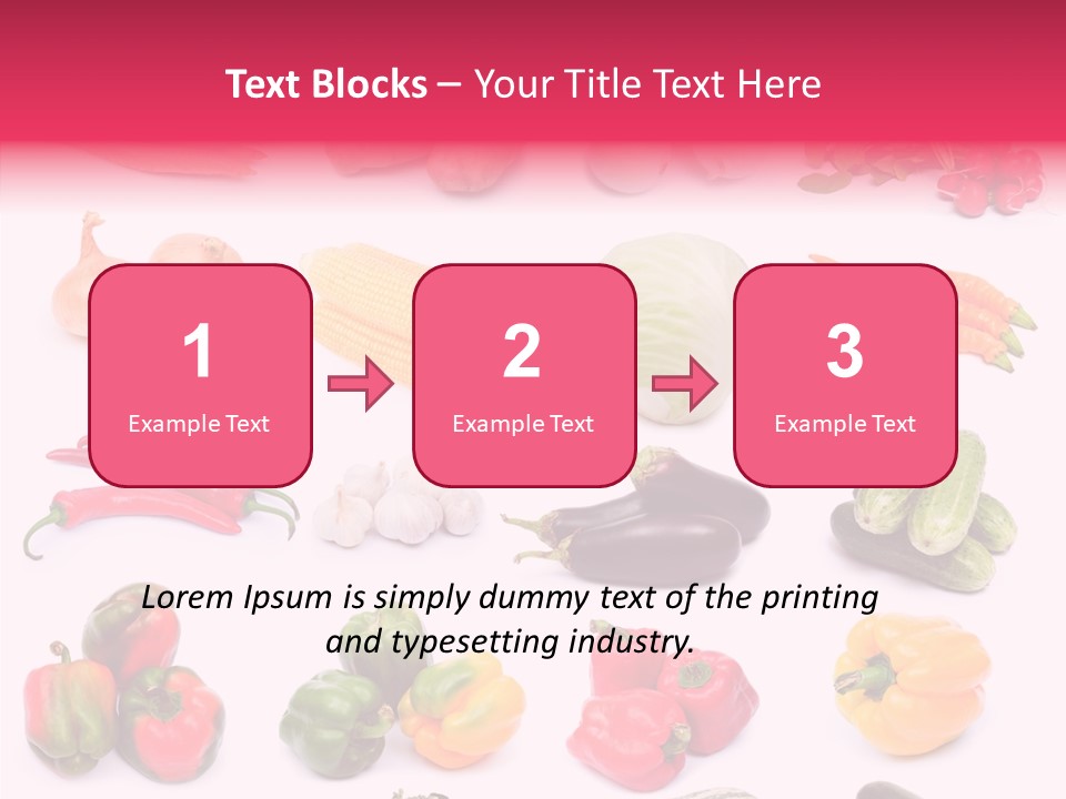 Paprika White Background Plenty PowerPoint Template