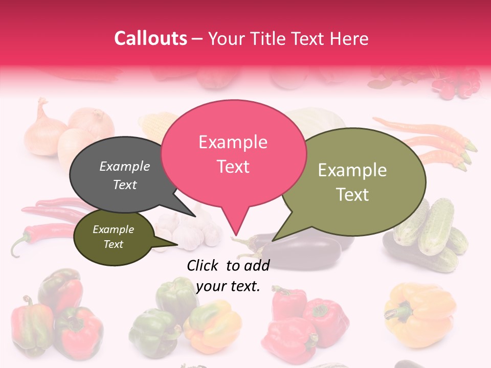 Paprika White Background Plenty PowerPoint Template