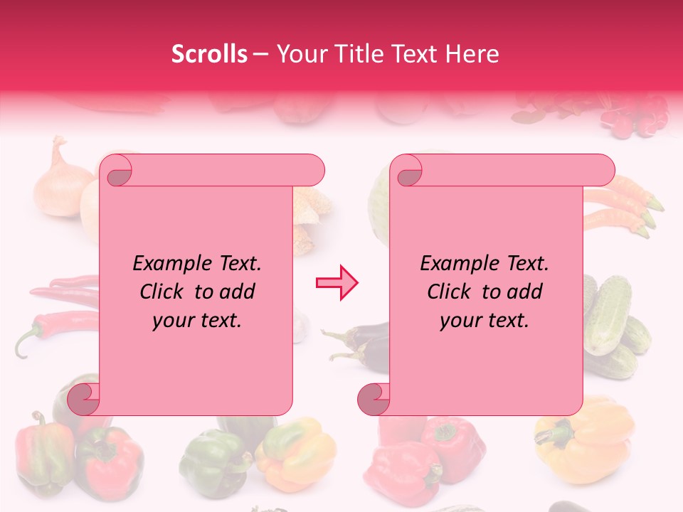 Paprika White Background Plenty PowerPoint Template