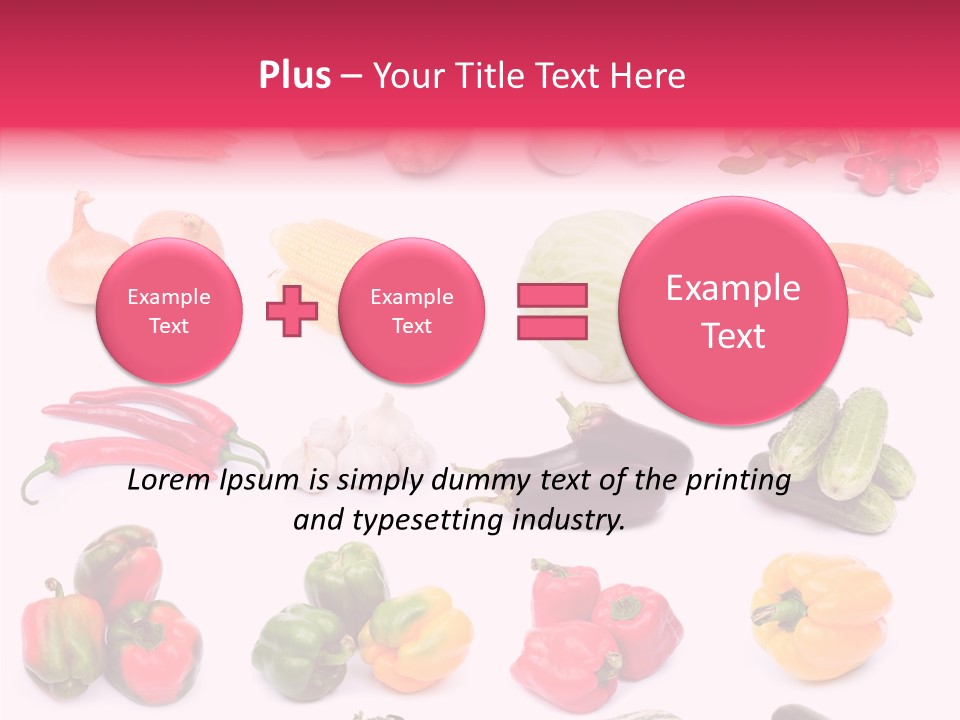 Paprika White Background Plenty PowerPoint Template