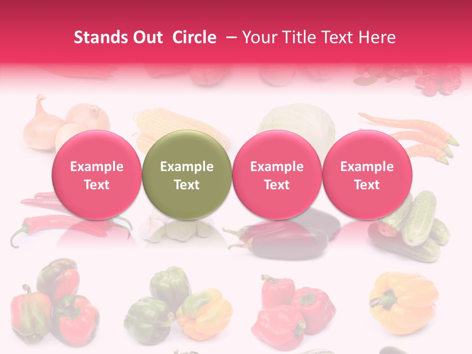 Paprika White Background Plenty PowerPoint Template