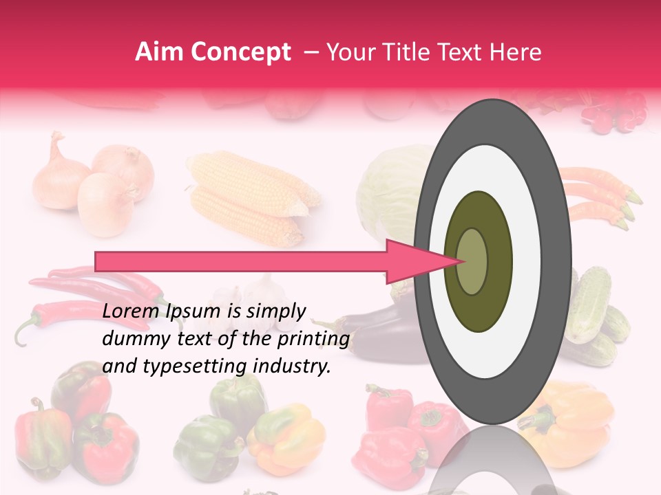 Paprika White Background Plenty PowerPoint Template