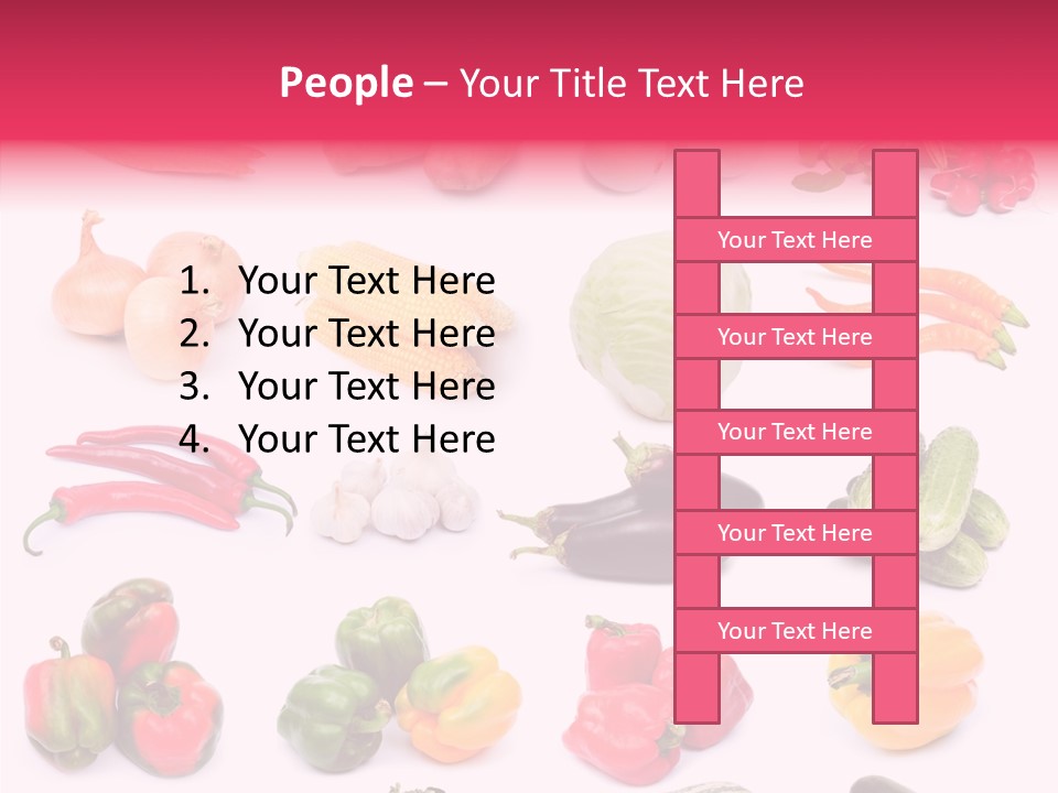 Paprika White Background Plenty PowerPoint Template