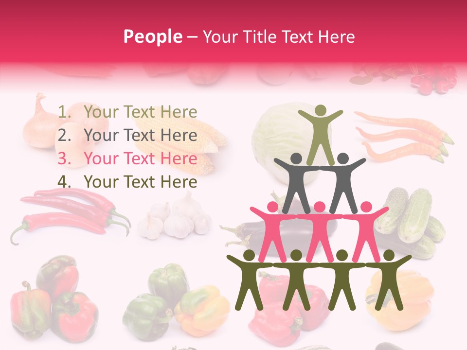 Paprika White Background Plenty PowerPoint Template