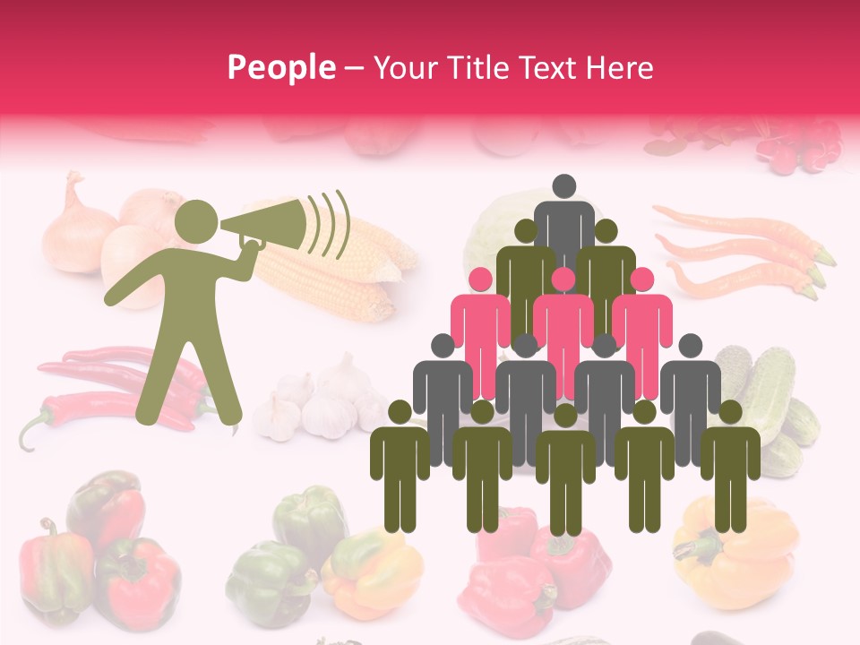 Paprika White Background Plenty PowerPoint Template