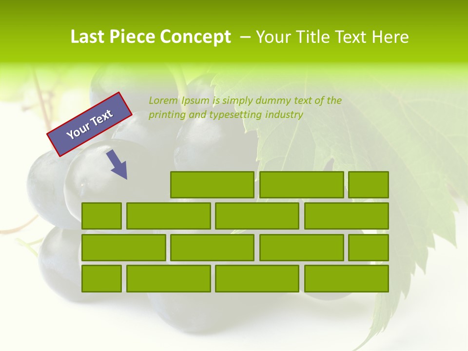 Wineyard Agriculture Close Up PowerPoint Template