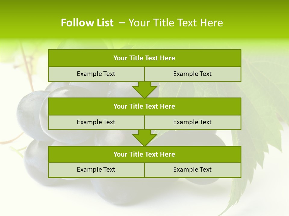 Wineyard Agriculture Close Up PowerPoint Template