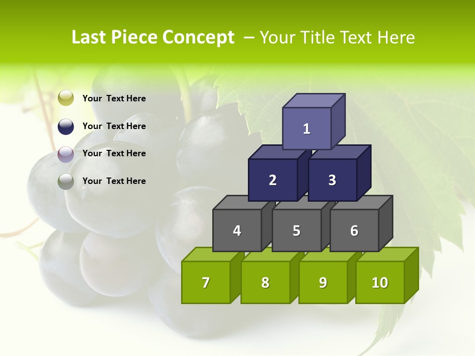 Wineyard Agriculture Close Up PowerPoint Template