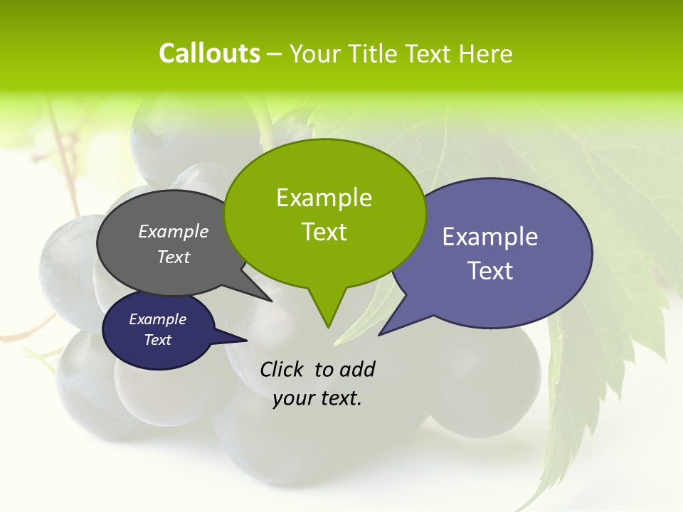 Wineyard Agriculture Close Up PowerPoint Template